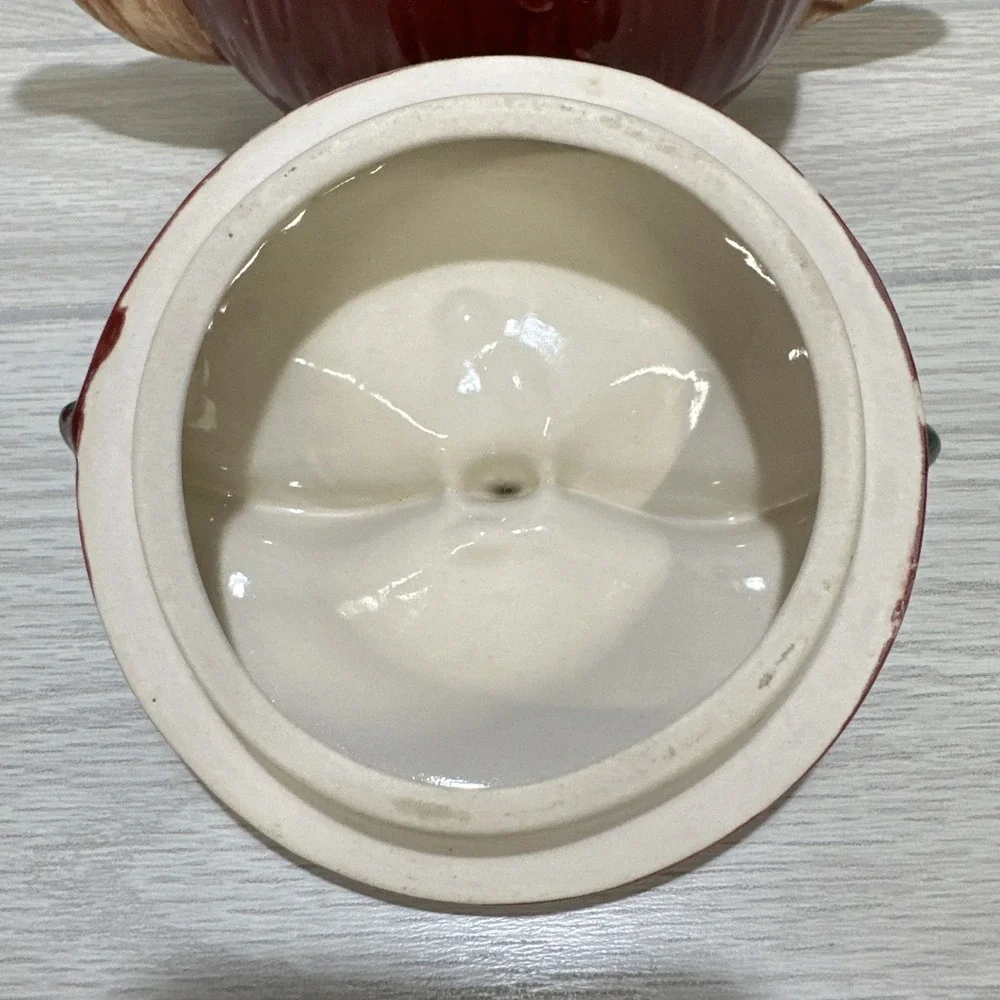 Ceramic Apple Shaped‎ Teapot Kitchen Decor 9 x 5 x 5